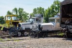 RGS 2 and 6 are seen by the roundhouse at the Colorado Railroad Museum